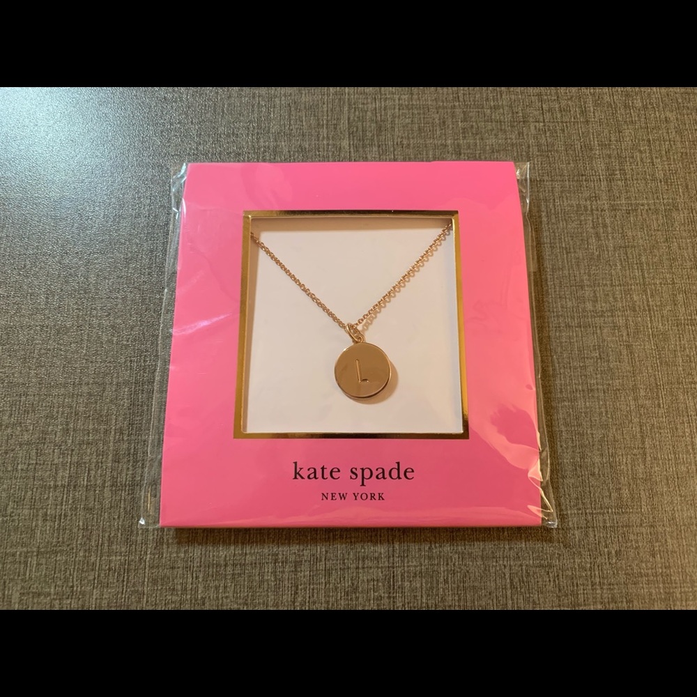 NWT Kate Spade Pendants Necklace Rose Gold